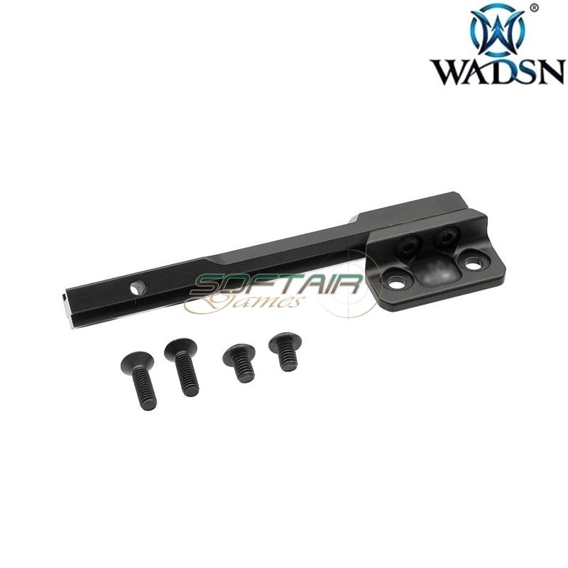 Thornatail Off Set HSP Style BLACK flashlight mount Wadsn (wd02018-bk-lo)