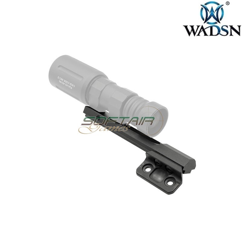 Thornatail Off Set HSP Style BLACK flashlight mount Wadsn (wd02018-bk-lo)