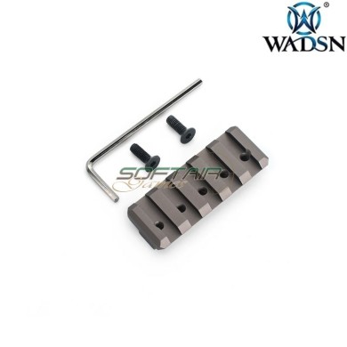 UNT. style OffSet rail mount DARK EARTH Wadsn (wd02019-de-lo)