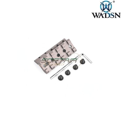 UNT. style OffSet rail mount DARK EARTH Wadsn (wd02020-de-lo)