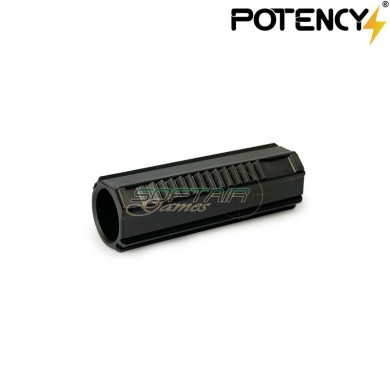 Pistone CARBON 14.5 denti Acciaio CNC Potency® (pty-carbon)