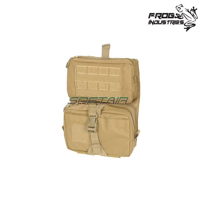 ASSAULT Mod. 3 Rear Panel Molle TAN Frog Industries® (fi-51613272-tan)
