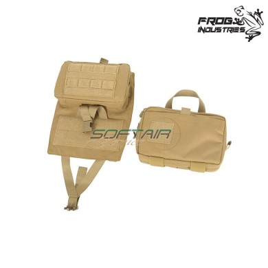 ASSAULT Mod. 3 Rear Panel Molle TAN Frog Industries® (fi-51613272-tan)