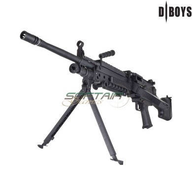 Mitragliatrice Elettrica M249 L Type BLACK Dboys (1891L)