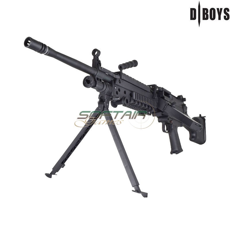 Electric machine gun M249 L Type BLACK Dboys (1891L)