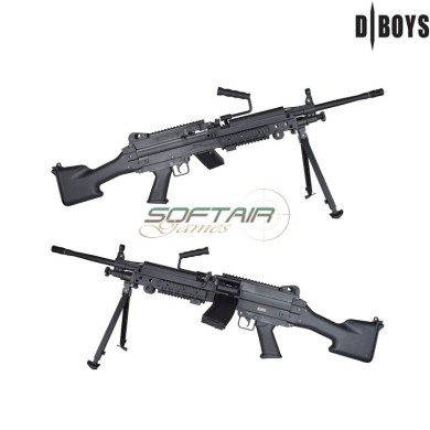 Electric machine gun M249 L Type BLACK Dboys (1891L)
