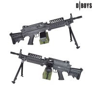 Electric machine gun M249 MK46 BLACK Dboys (1869)