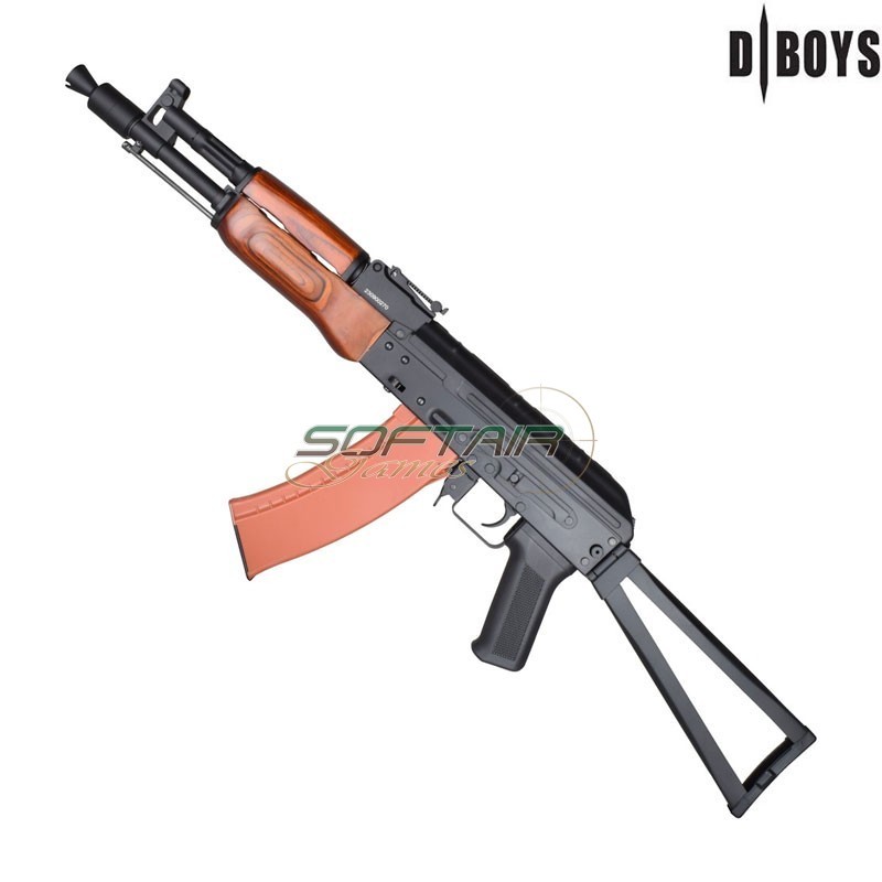 Fucile Elettrico AKS74 Full metal e VERO LEGNO Dboys (4784)
