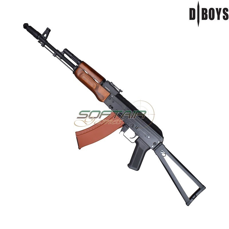 Fucile Elettrico AKS74 Type L Full metal e VERO LEGNO Dboys (4784L)