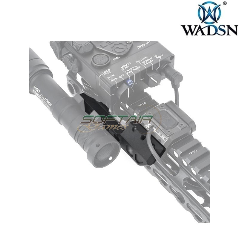 UNT Style Fusion LightWing BLACK LEFT Mount Wadsn (wd02023-bk-lo)