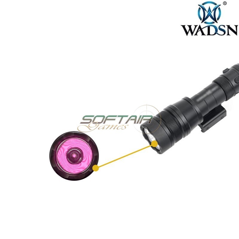 IR Flashlight CD Style REIN 1.0 Micro BLACK Wadsn (wd04089-bk-lo)