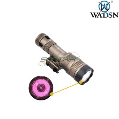 IR Flashlight CD Style REIN 1.0 Micro DARK EARTH Wadsn (wd04089-de-lo)