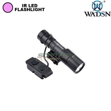 IR Flashlight CD Style REIN 2.0 Micro BLACK Wadsn (wd04091-bk-lo)