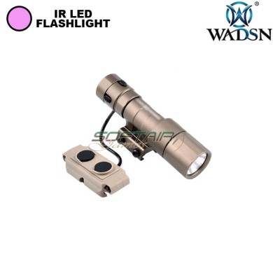 IR Flashlight CD Style REIN 2.0 Micro DARK EARTH Wadsn (wd04091-de-lo)