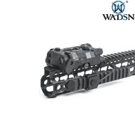Remote cable 2.5mm Plug BLACK for 20mm rail WADSN (wd07027-bk)