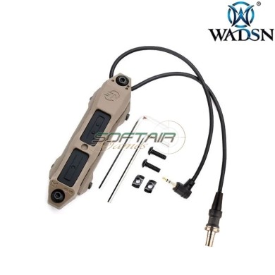 Dual Switch Remote Cable SF and 3.5mm Plug DARK EARTH WADSN (wm128-de)