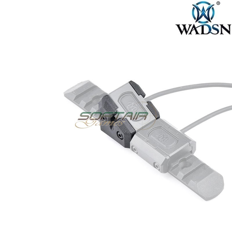 HRF RAMP Modbutton Switch Cage BLACK Rail Mount WADSN (wd07029-bk)