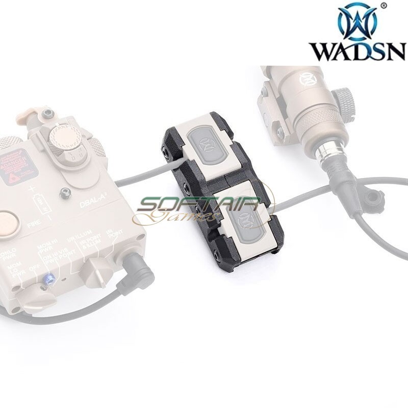 HRF Dual RAMP Modbutton Switch Cage DARK EARTH Rail Mount WADSN (wd07030-de)