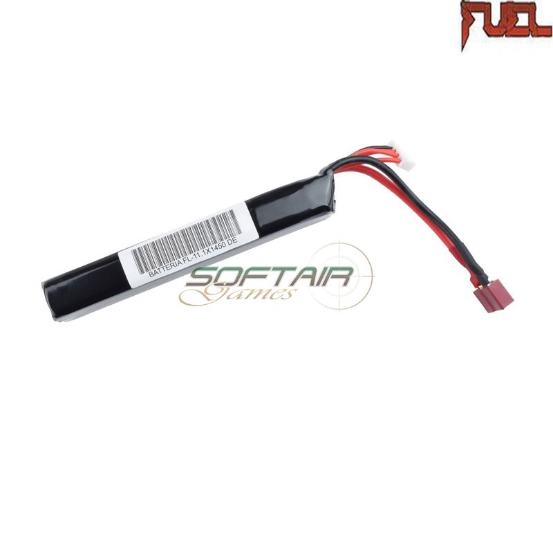 Batteria Lipo Connettore DEANS 11.1x1450 30c Fuel Rc (fl-11.1x1450-ds-stk)