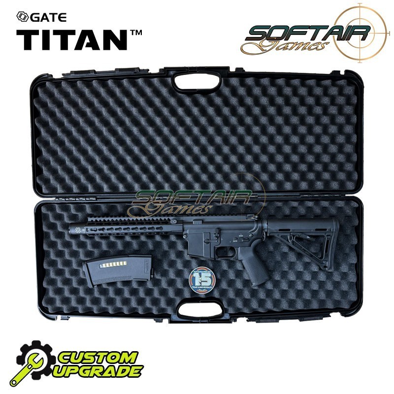 Fucile elettrico DSG FULL CUSTOM 35bb/s BLACK SoftairGames (sgw-25-dsg-bk)
