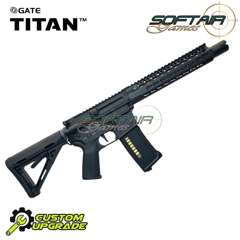 Fucile elettrico DSG FULL CUSTOM 35bb/s BLACK SoftairGames (sgw-25-dsg-bk)