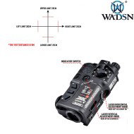 RD-X Style Aiming Red Laser & IR Laser BLACK WADSN (wd6078-b)
