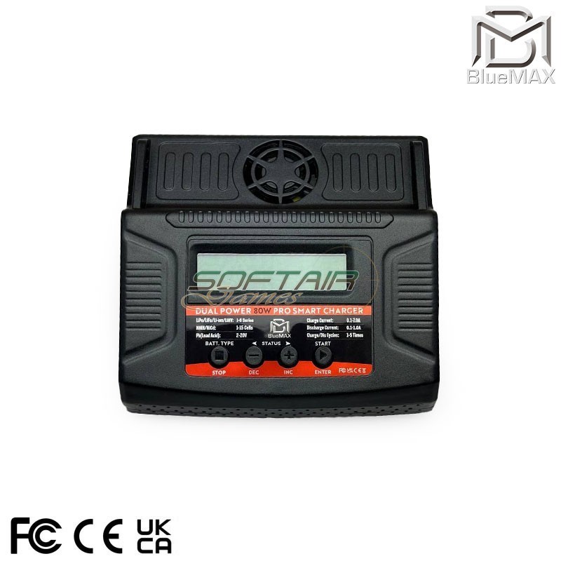 Carica Batterie LiPo / LiFe / Li-Ion / NiMH / NiCd Technology Smart Bluemax-power® (bmp-dp80-charger)