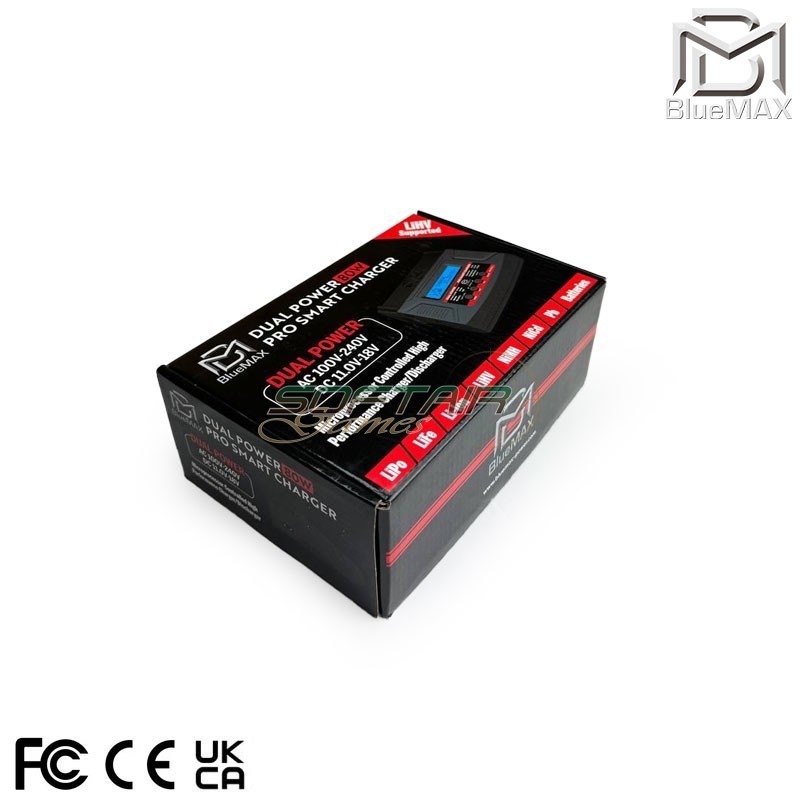 Battery Charger LiPo / LiFe / Li-Ion / NiMH / NiCd Technology Smart Bluemax-power® (bmp-dp80-charger)