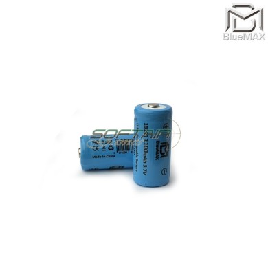 RECHARGEABLE battery 18350 3.7v 1100mAh Bluemax-power® (bmp-18350)