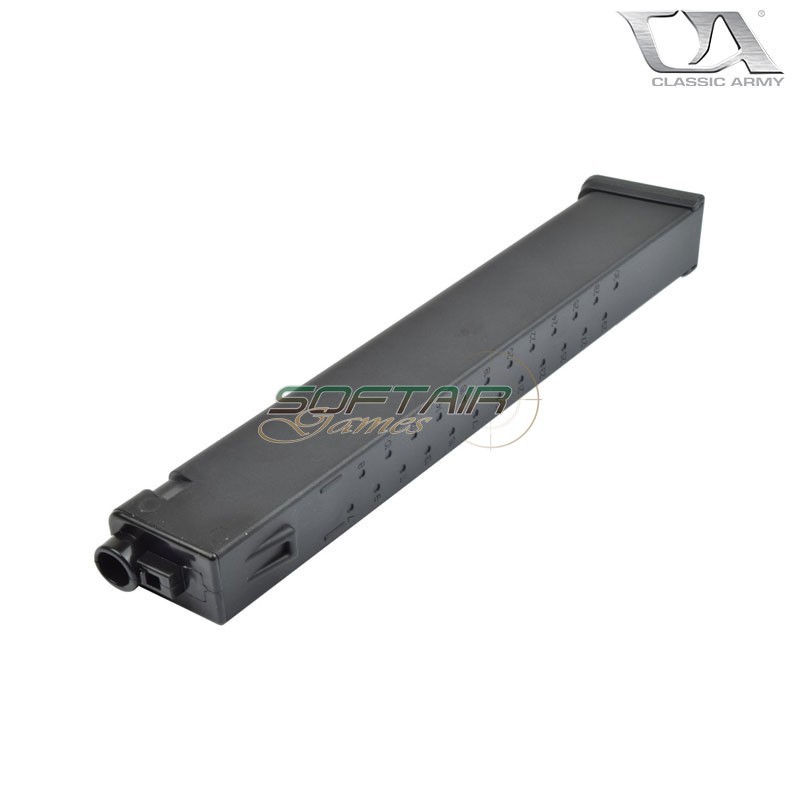 Mid-cap magazine 120bb BLACK for Nemesis X9 Classic Army (ca-p535p)