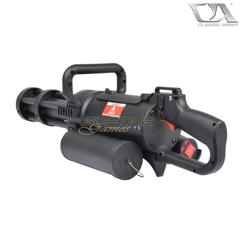 Fucile elettrico M133 Mini vulcan BLACK Classic Army (s019m)