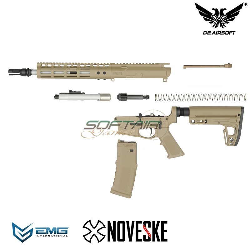 Gas rifle N4 NSR9 DEVGRU GBBR blowback EMG by Double Eagle (de-gbb-nsr-9-n4-tan)