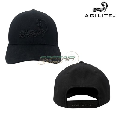 Scorpion logo Hat BLACK Agilite (5041blk1sz)