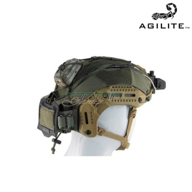 MTEK FLUX Helmet Cover Gen4 RANGER GREEN Agilite (8245RNG)