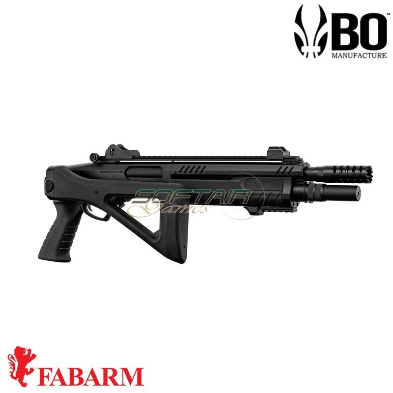 Fucile a GAS Pompa Fabarm STF12 BLACK BO Manufacture (bo-lg3050)