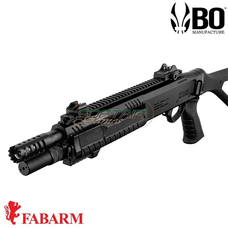 Fucile a GAS Pompa Fabarm STF12 BLACK BO Manufacture (bo-lg3050)