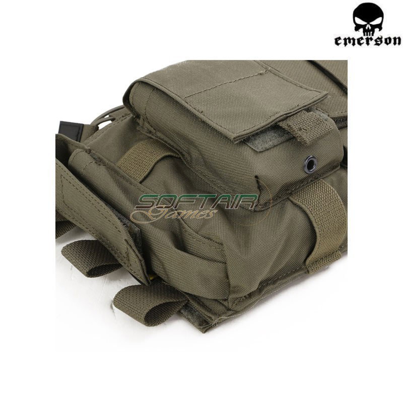 Panel MF Style Gen IV for Chest Rig COYOTE BROWN Emerson (em7363cb)