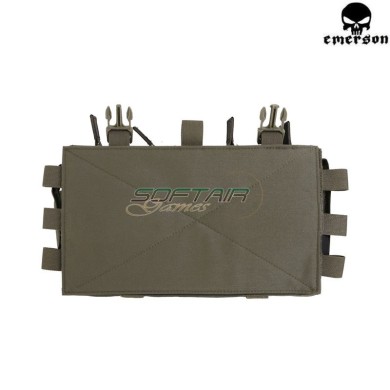 Panel MF Style Gen IV for Chest Rig BLACK Emerson (em7363bk)