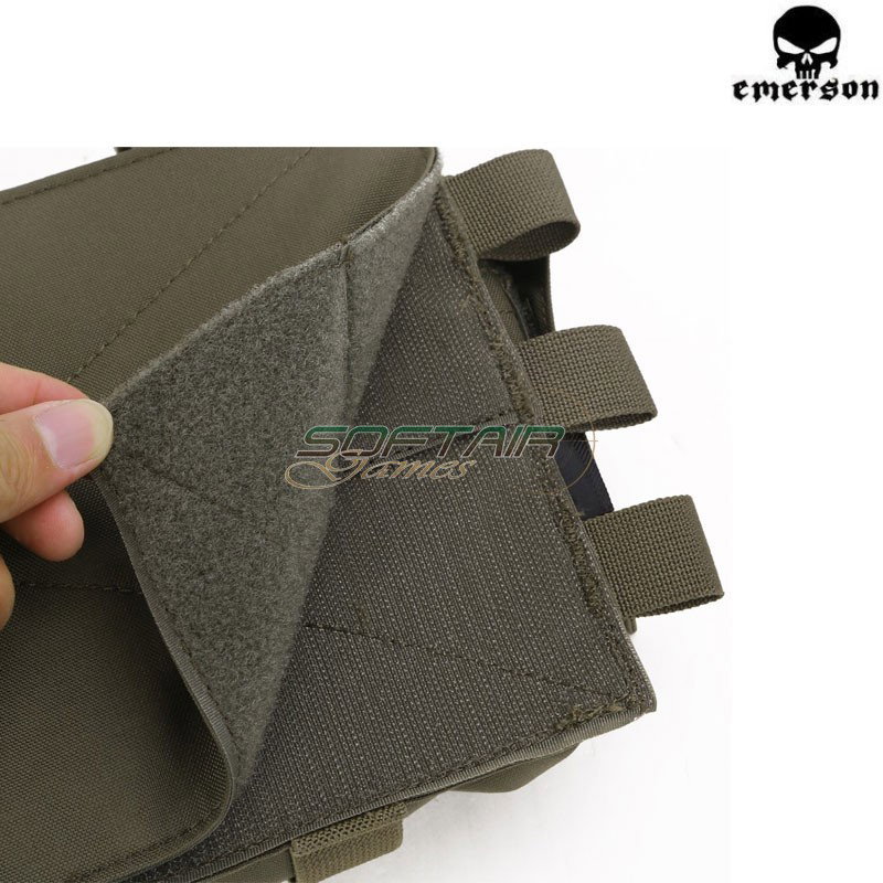 Panel MF Style Gen IV for Chest Rig BLACK Emerson (em7363bk)