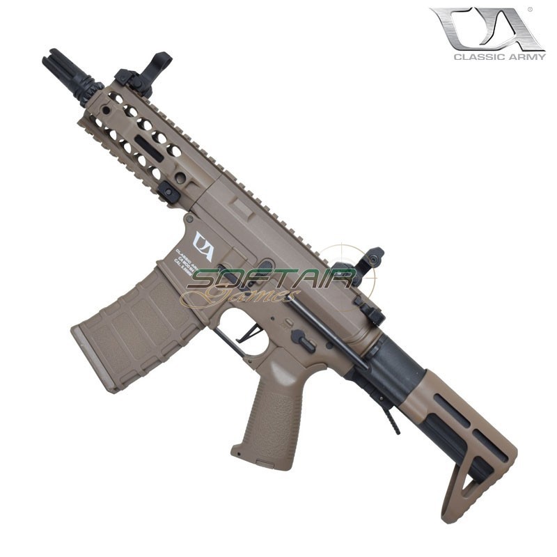 Fucile elettrico M4 AR4-SBR SMG DARK EARTH Classic Army (enf009p-de)