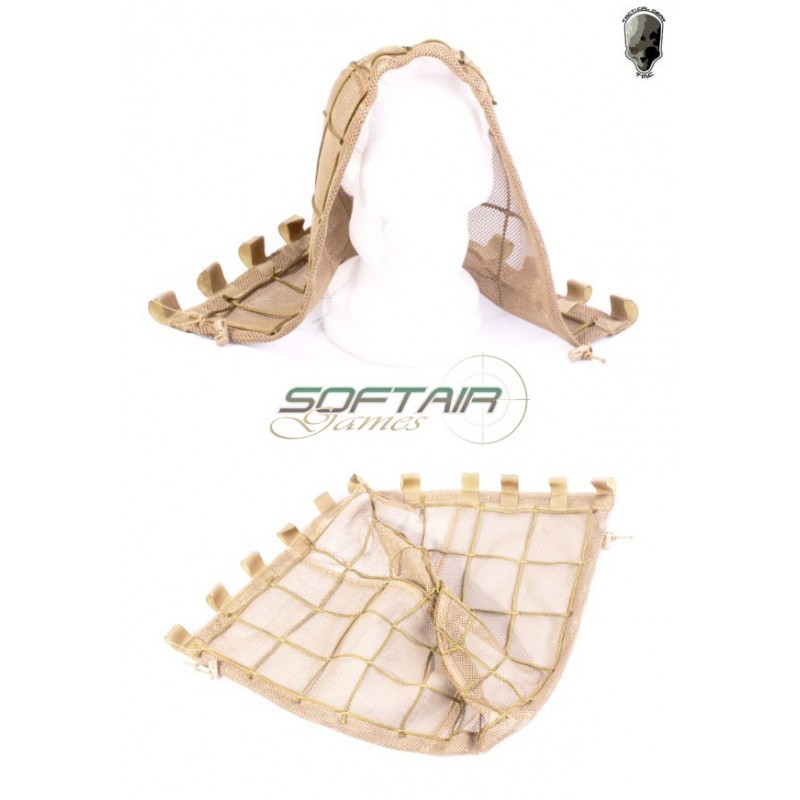 Sniper Tactical Head Ghillie Khaki Tmc (tmc-2015-kk)
