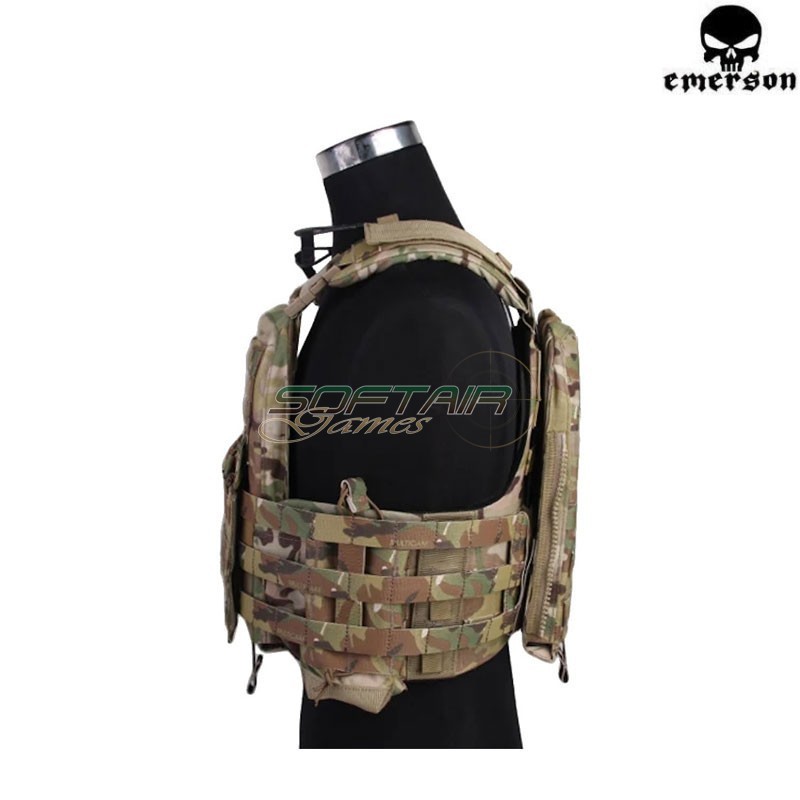 NAVY Cage Plate Carrier Tactical VEST MULTICAM® Genuine Usa Emerson (em7435)