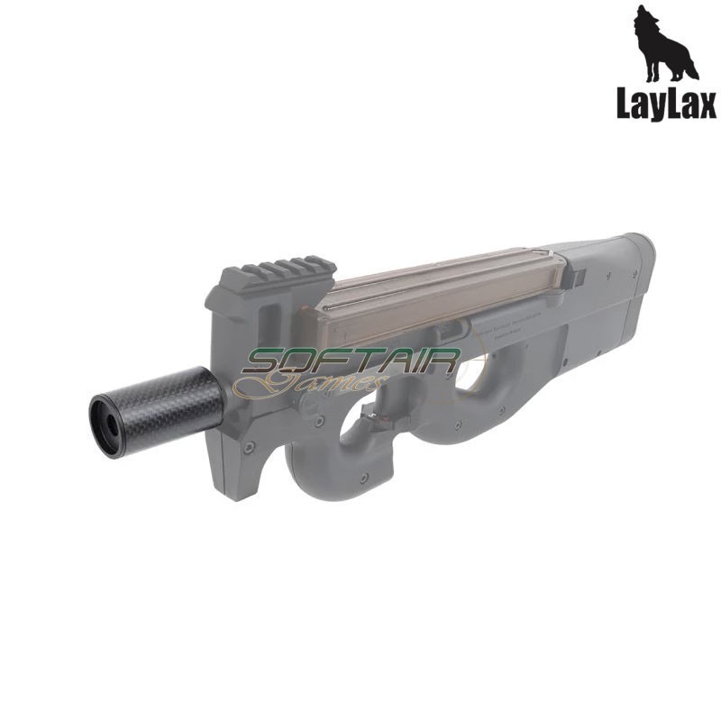 Silenziatore MODE-2 Carbonio 54mm per 14mm CCW Laylax (la-741422)