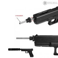 Precision LONG Inner Barrel for G18C/M93R AEP from 168mm 6.03mm Nine Ball (nb-588864)