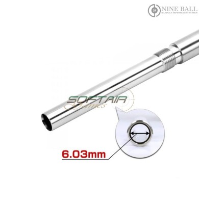 LONG Precision Barrel + 14mm CCW Adapter for G18C AEP to 168mm 6.03mm Nine Ball (nb-175786)