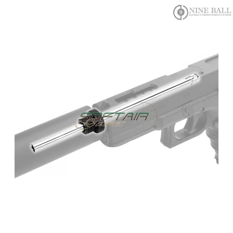 LONG Precision Barrel + 14mm CCW Adapter for G18C AEP to 168mm 6.03mm Nine Ball (nb-175786)