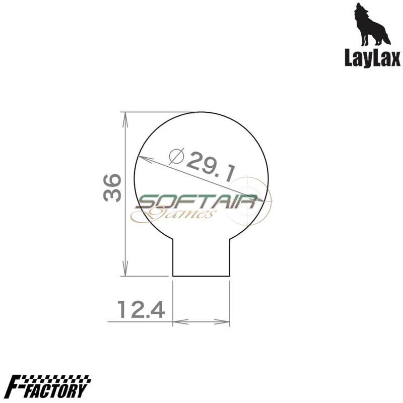 Tubo calcio in Carbonio AEG Lightweight Laylax (la-740784)