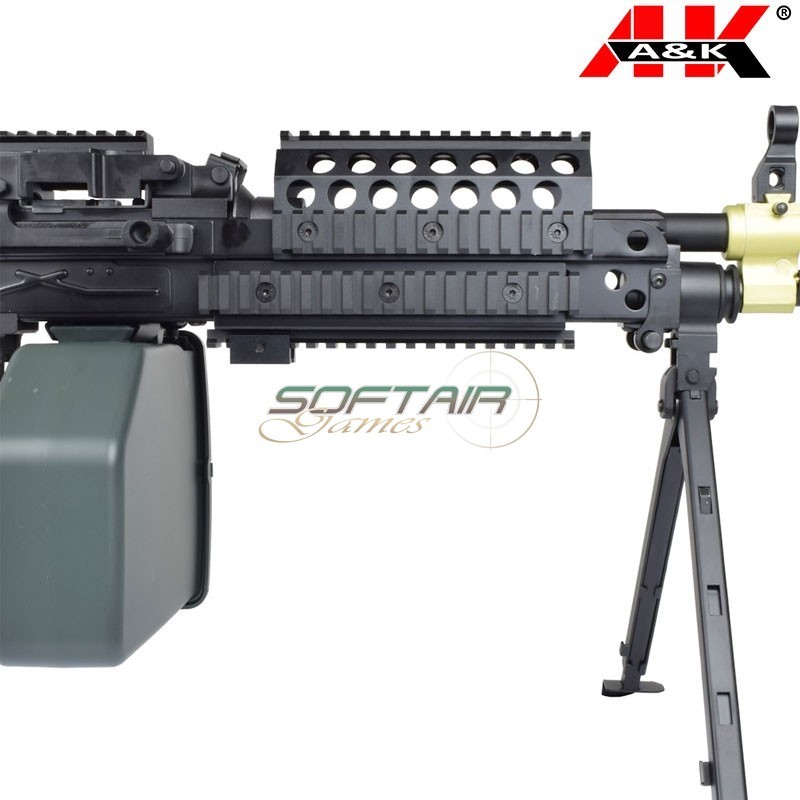 Electric Machine Gun New Gen. Mk46 Mod 0 BLACK A&K (mk46)