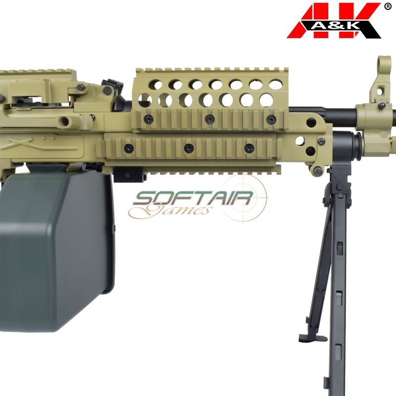 Mitragliatrice Elettrica New Gen. Mk46 Mod 0 DARK EARTH A&K (mk46t)