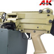 Mitragliatrice Elettrica New Gen. Mk46 Mod 0 DARK EARTH A&K (mk46t)